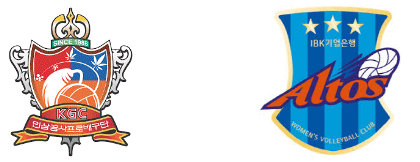 12월6일 V리그 여자프로배구  KGC인삼공사 vs IBK기업은행 분석