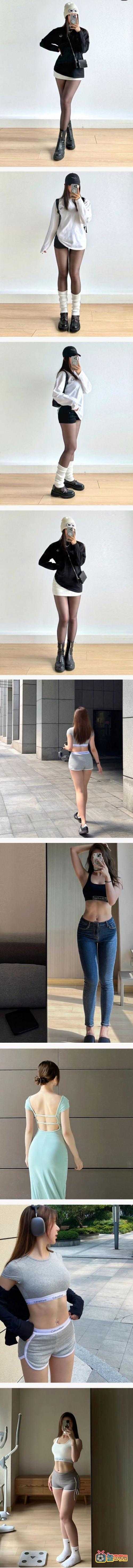 166cm 55kg 처자